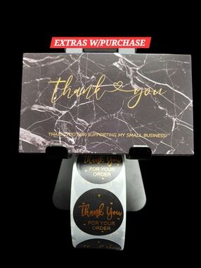 NWT - 550ct. Thank You Cards And 500 Thank You Stickers 3.54x2.1